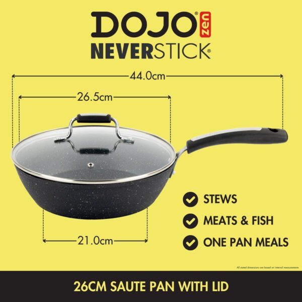 Dojo Zen Neverstick 26cm Saute Pan - Image 2