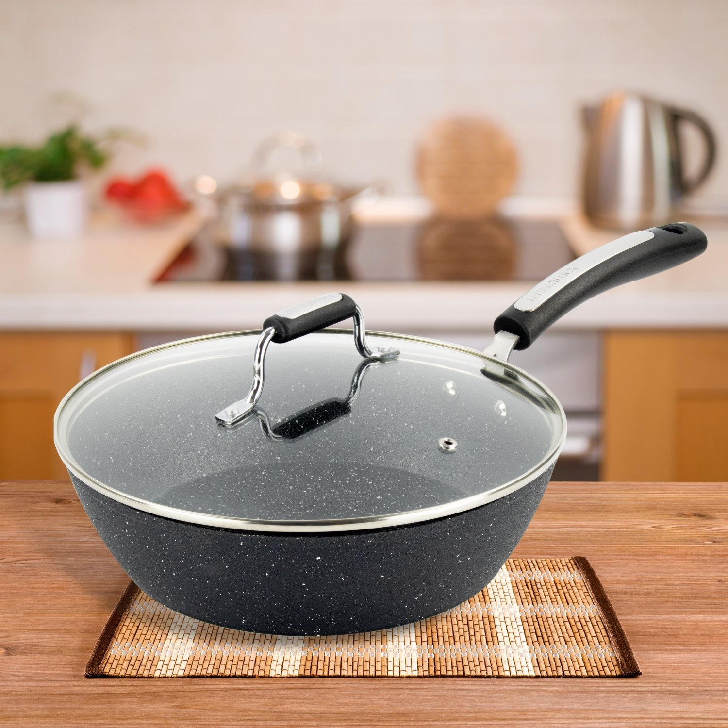 Dojo Zen Neverstick 26cm Saute Pan Lifestyle Image