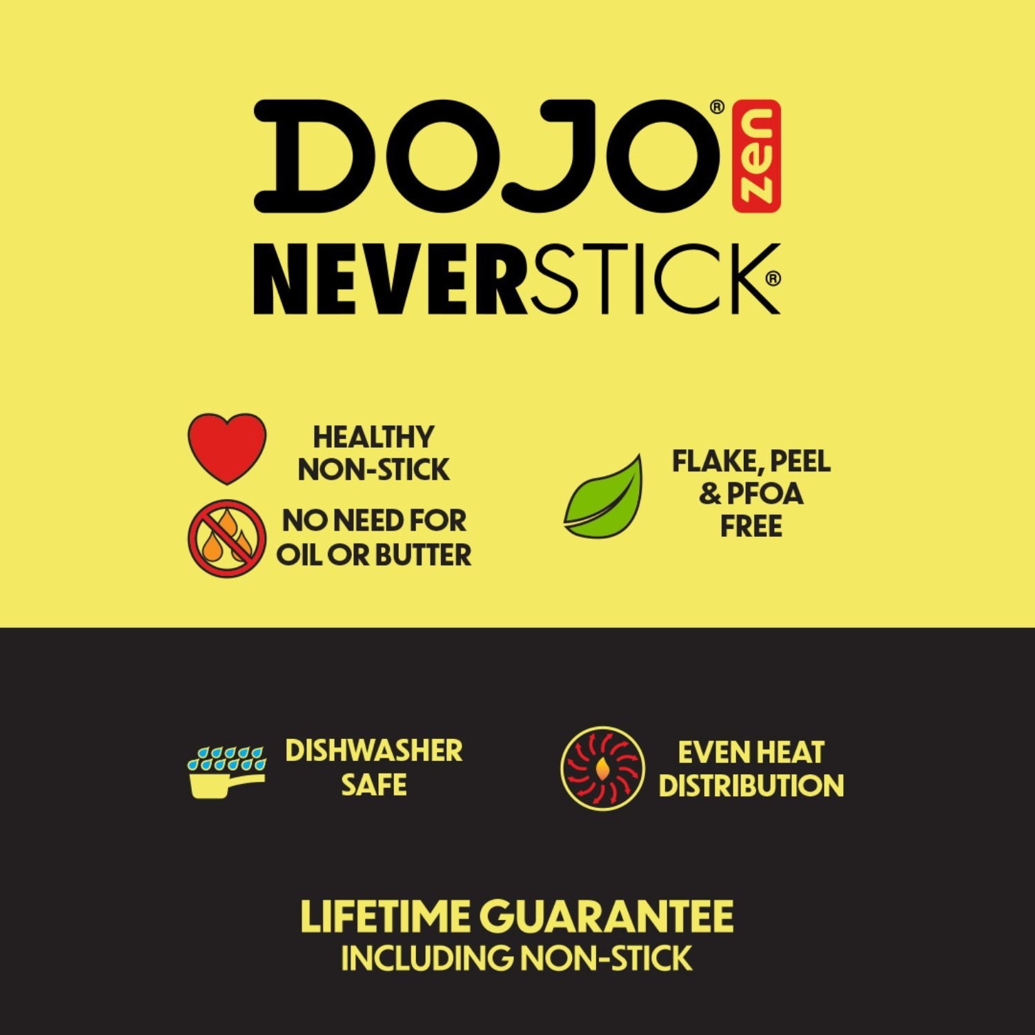 Dojo Zen Neverstick Bakeware USP