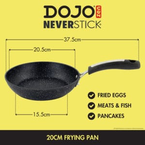 Dojo Zen Neverstick 20cm Frying Pan Diagram