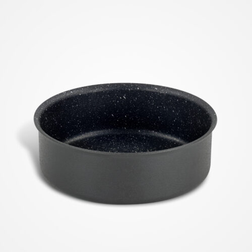 20cm round cake tin with high sides, ideal for baking layered cakes