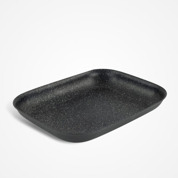 Large 36cm Non-Stick Aluminium Roasting Tray for Cooking Meats and Vegetables