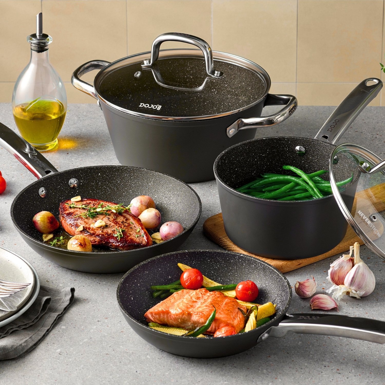 DOJO Non-Stick Cookware Lifestyle Image