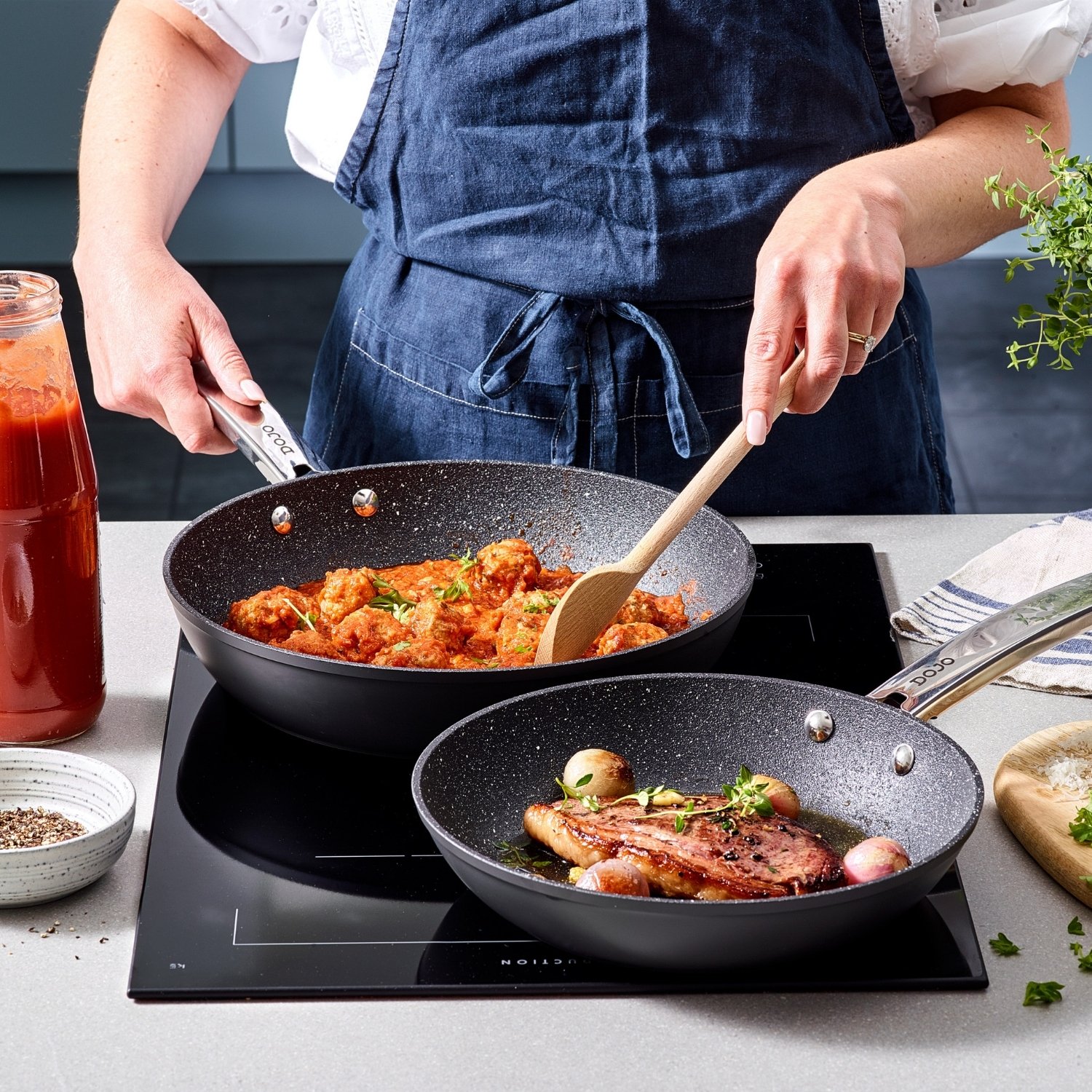 DOJO Non-Stick Frying Pans