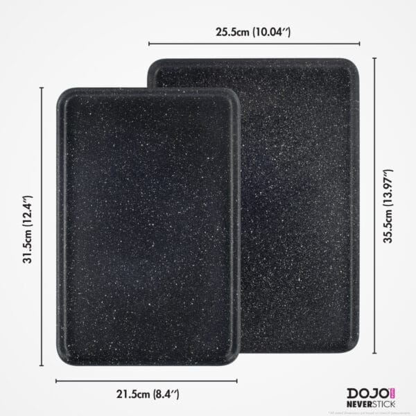 DOJO Yumi Neverstick 2 Piece Baking Tray Set (Bundle) - Image 4