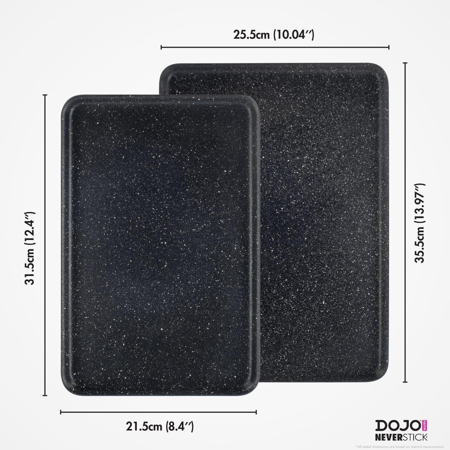 DOJO Yumi Neverstick 2 Piece Baking Tray Set (Bundle) - Image 4