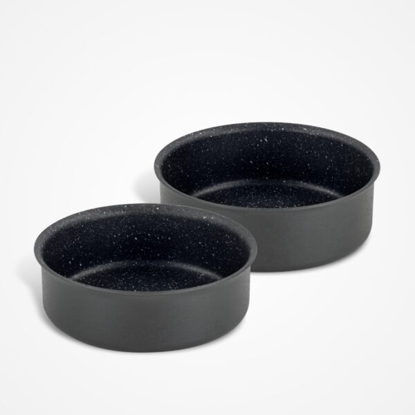 DOJO Yumi Neverstick 2 Piece Round Cake Tin Set. Set of 2 Cake Tins