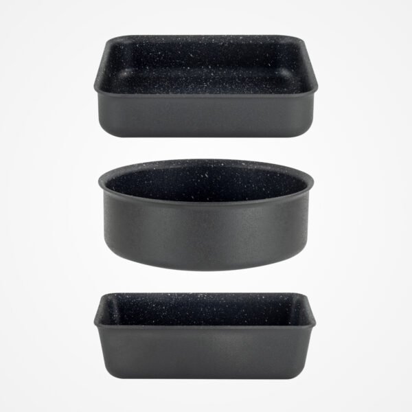 DOJO Yumi Neverstick 3 Piece Baking Tin Set (Bundle) - Image 3