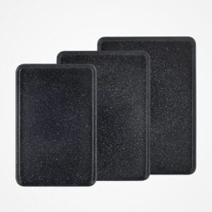 DOJO Yumi Neverstick 3 Piece Baking Tray Set (Bundle) - Image 4