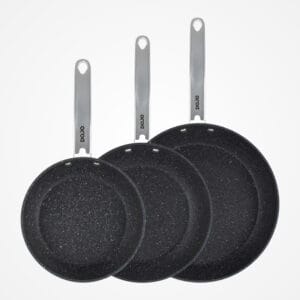 DOJO Yumi Neverstick 3 Piece Frying Pan Set (Bundle) - Image 5