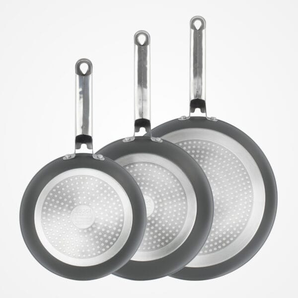 DOJO Yumi Neverstick 3 Piece Frying Pan Set (Bundle) - Image 6