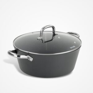 DOJO Yumi Neverstick 32cm Casserole Pot with Lid