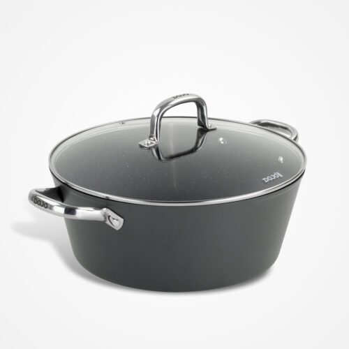 DOJO Yumi Neverstick 32cm Casserole Pot with Lid