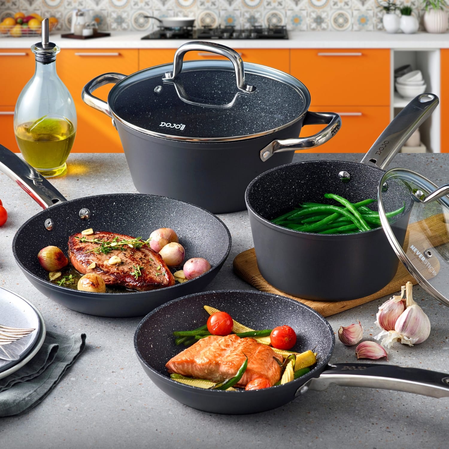 DOJO Non-Stick Cookware Lifestyle Image