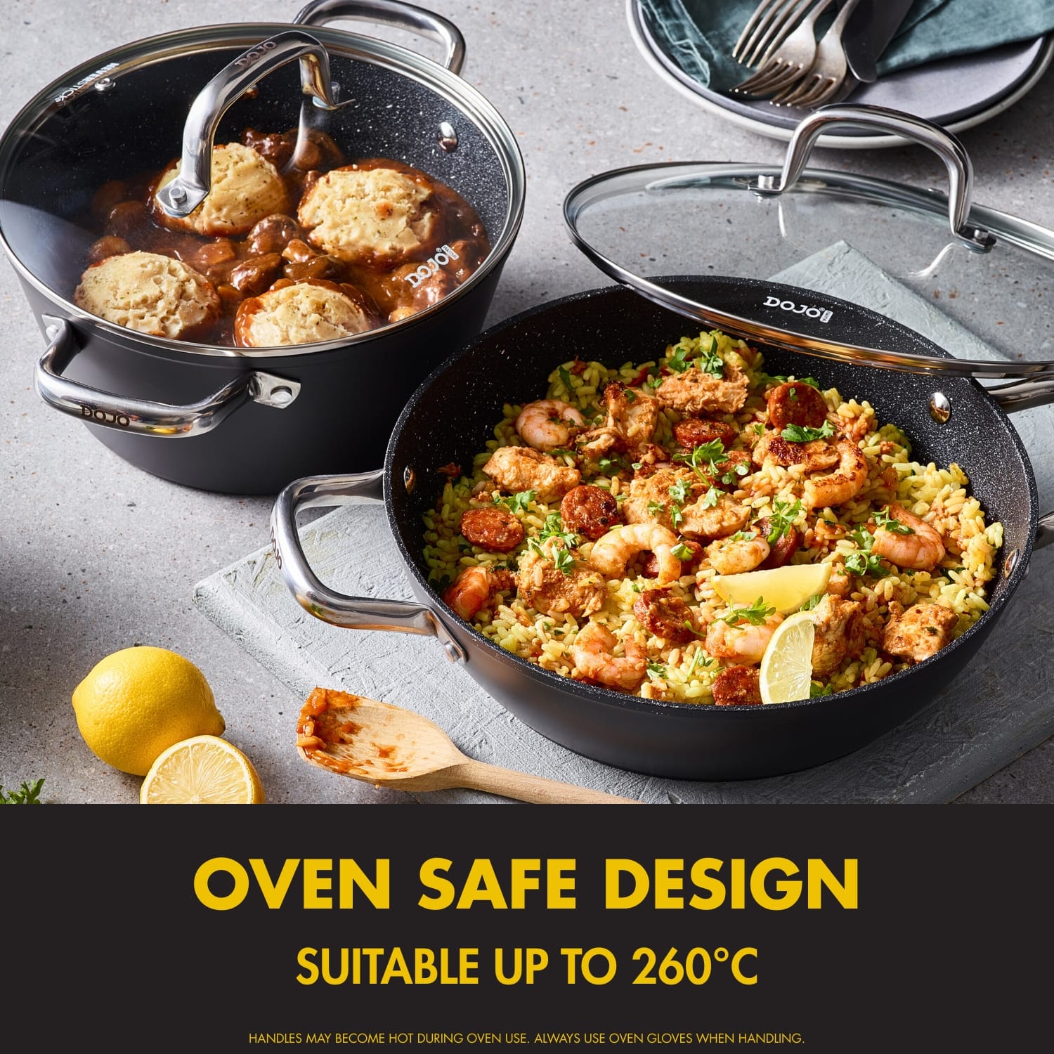 DOJO Yumi Neverstick 20cm Frying Pan - Image 5