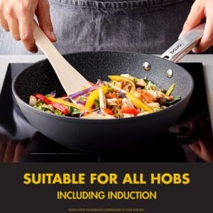 DOJO Yumi Neverstick 20cm Frying Pan - Image 4