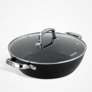 Dojo Hero Neverstick+ 28cm Shallow Casserole with Lid