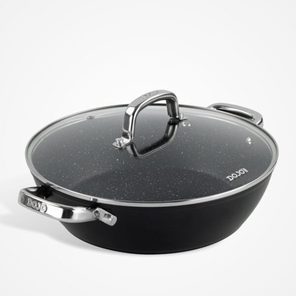 Dojo Hero Neverstick+ 28cm Shallow Casserole with Lid