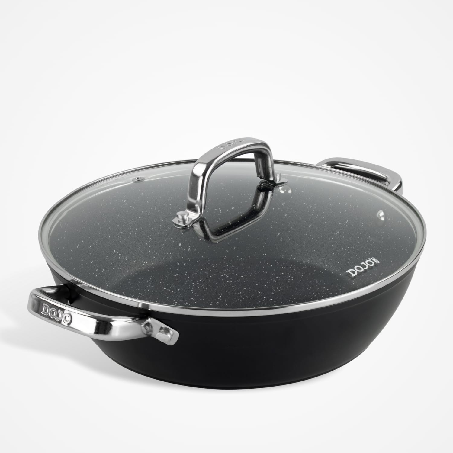 Dojo Hero Neverstick+ 28cm Shallow Casserole with Lid