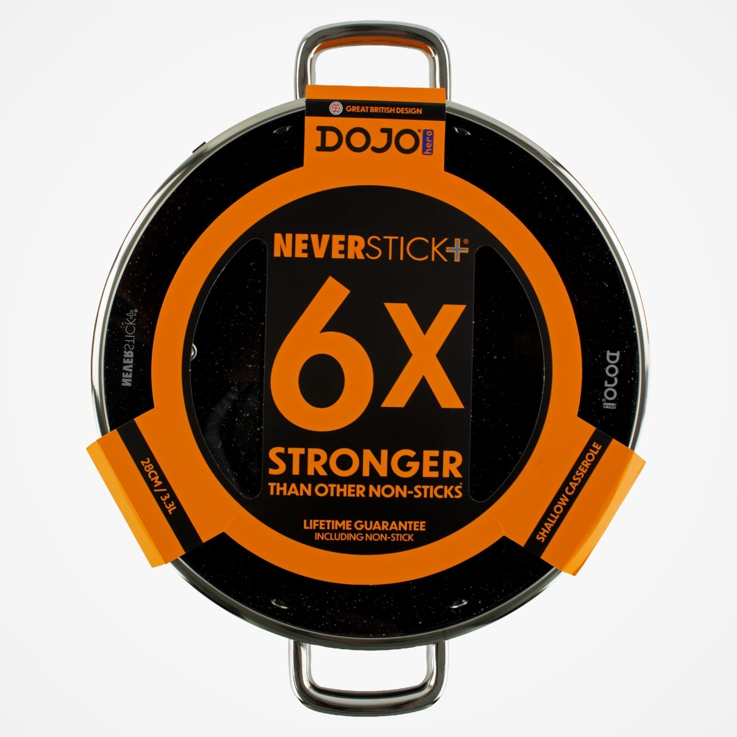 Dojo Hero Neverstick+ 28cm Shallow Casserole - Image 5