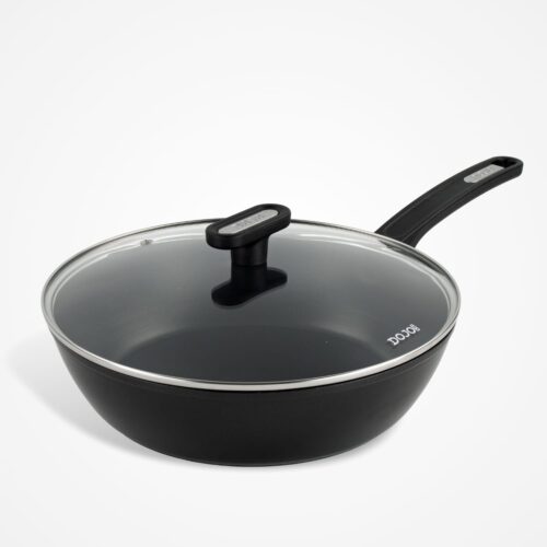 Dojo Kai 28cm Sauté Pan with Glass Lid