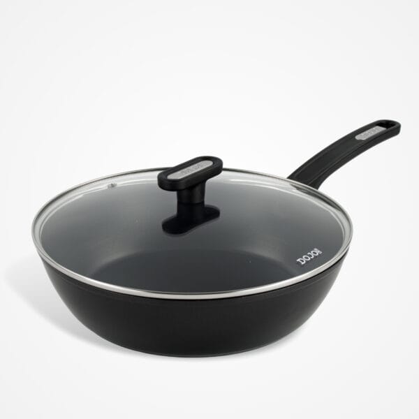 Dojo Kai 28cm Sauté Pan with Glass Lid