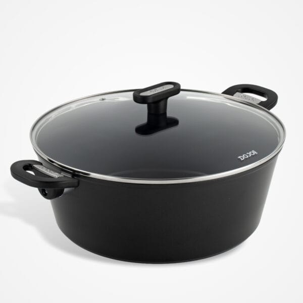 Dojo Kai 32cm Stock Pot with Glass Lid for Batch Cooking