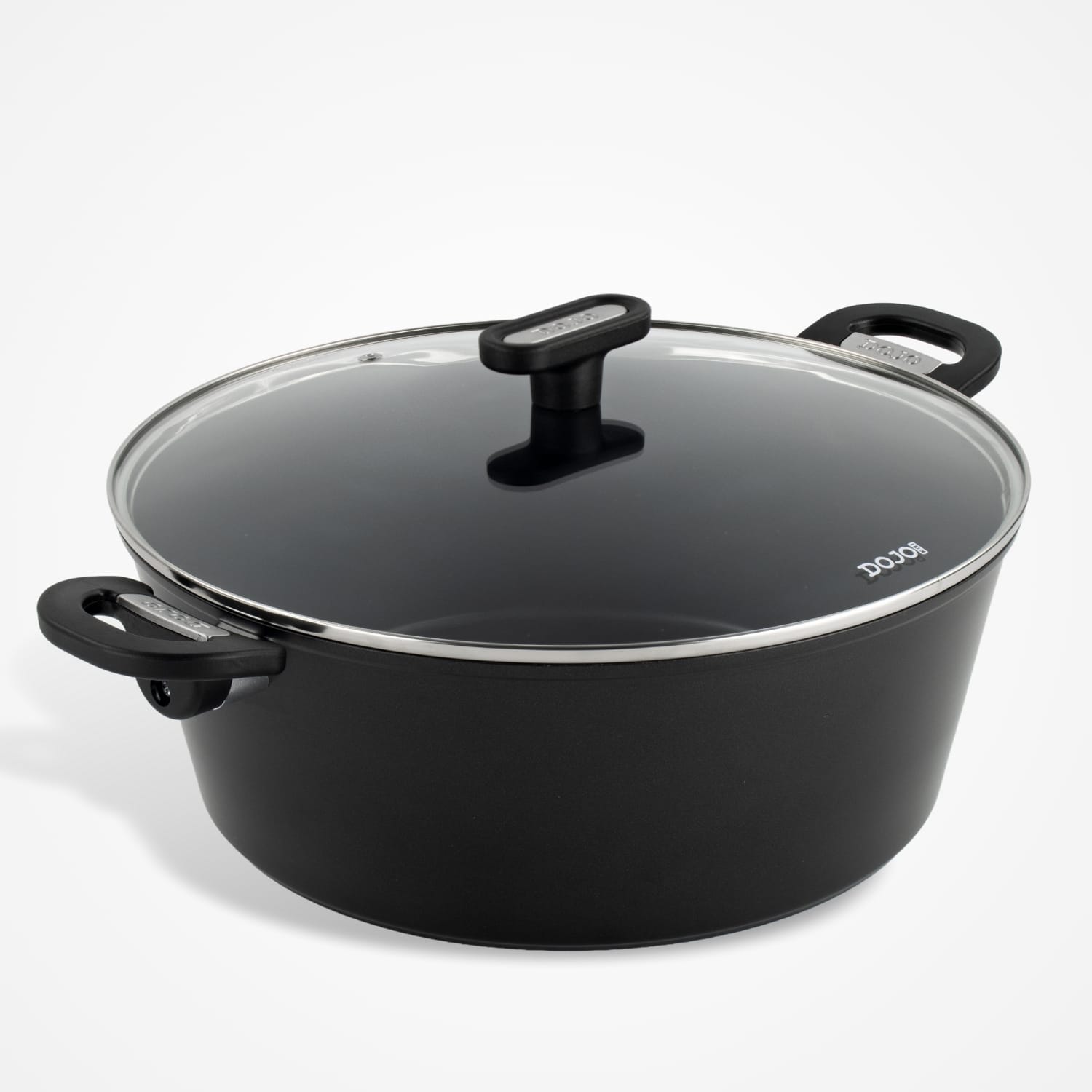 Dojo Kai 32cm Stock Pot with Glass Lid for Batch Cooking