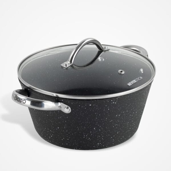 Dojo Zen Neverstick 24cm Casserole Pot with Metal Handles