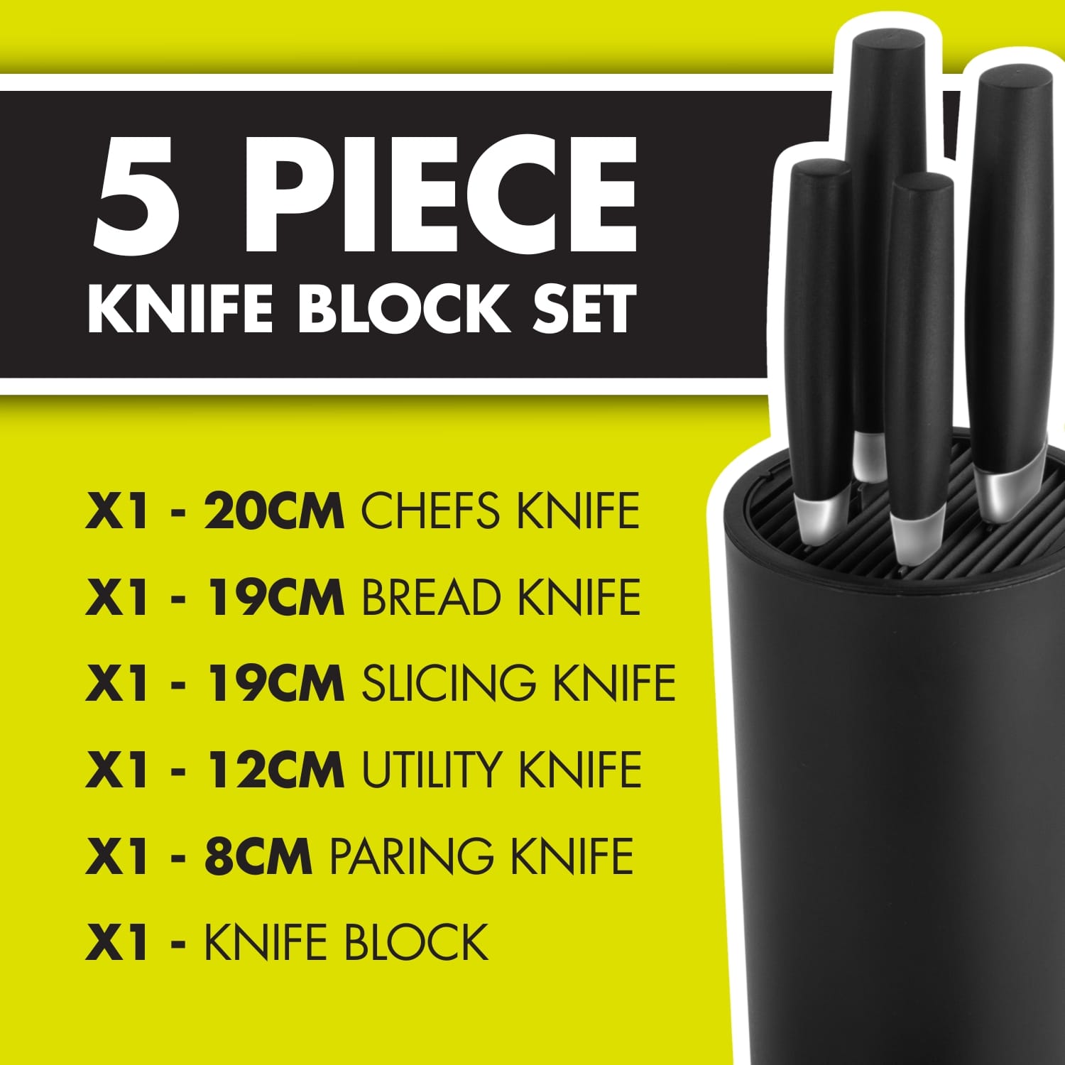 Dojo Kai 5 Piece Knife Block Set - Image 2
