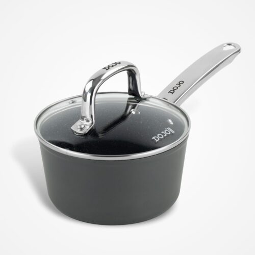 Dojo Yumi Neverstick 16cm Saucepan with Lid for Hob and Oven