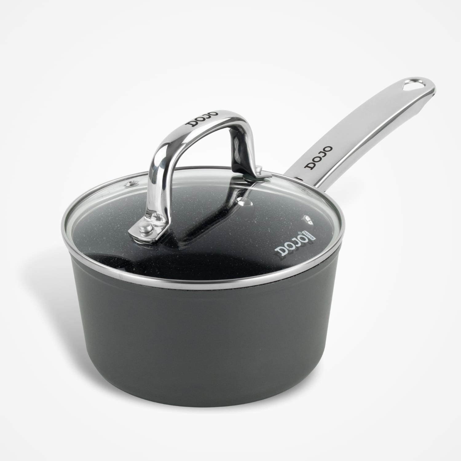 Dojo Yumi Neverstick 16cm Saucepan with Lid for Hob and Oven