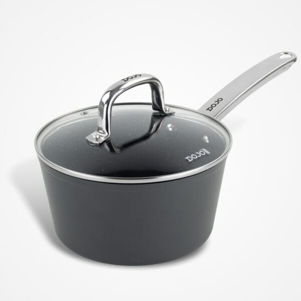 Dojo Yumi Neverstick 20cm Saucepan with Lid for Hob and Oven
