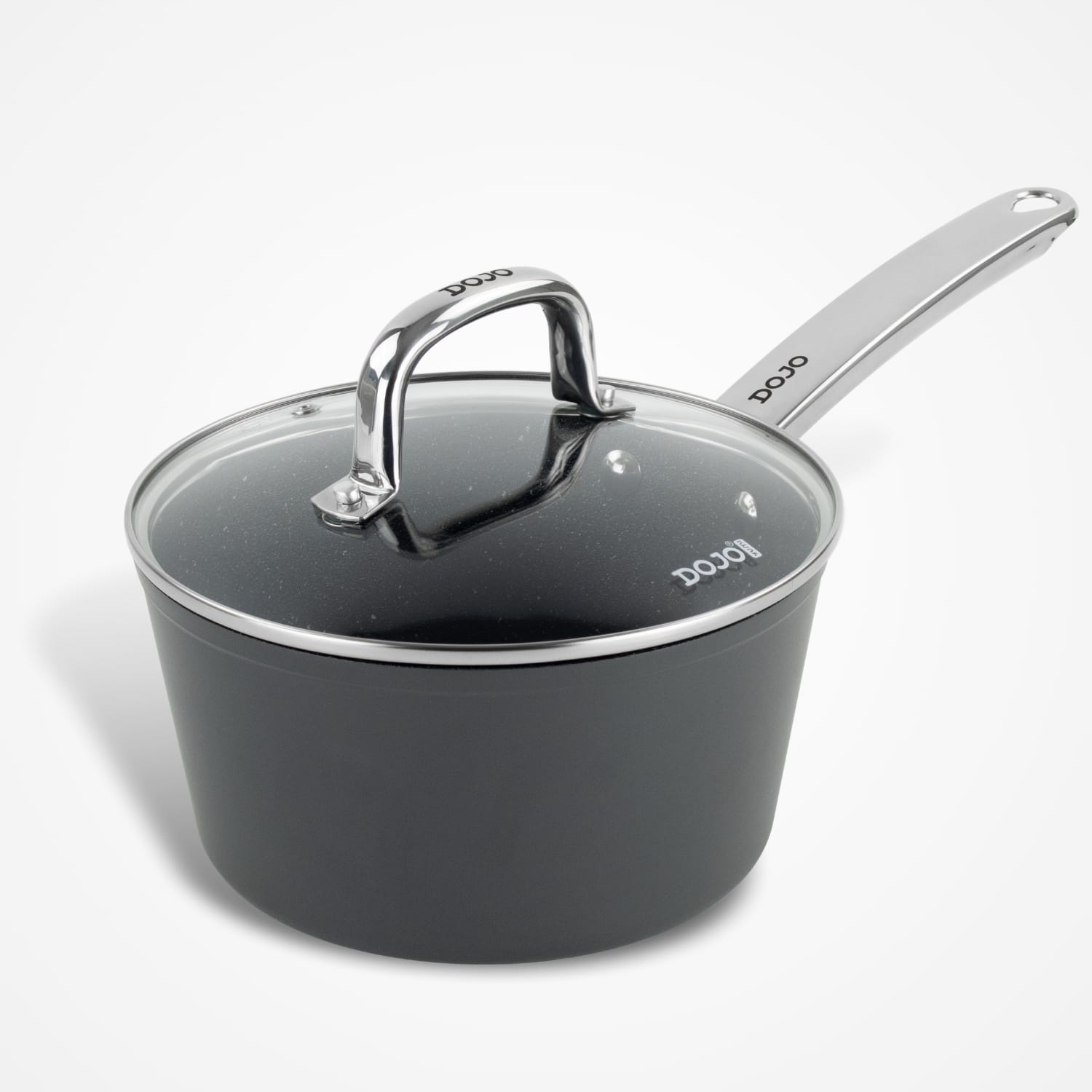 Dojo Yumi Neverstick 20cm Saucepan with Lid for Hob and Oven