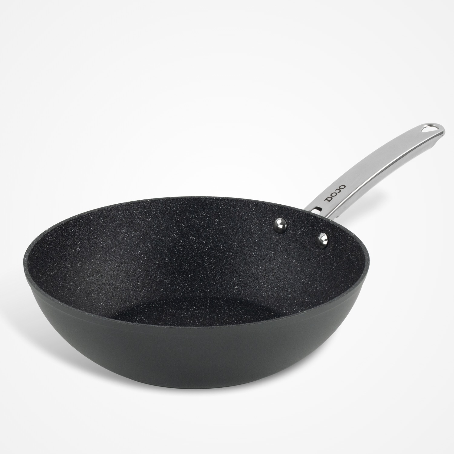 Dojo Yumi Neverstick 28cm Wok Pan for Hob and Oven. Non-Stick Stir-Fry Pan