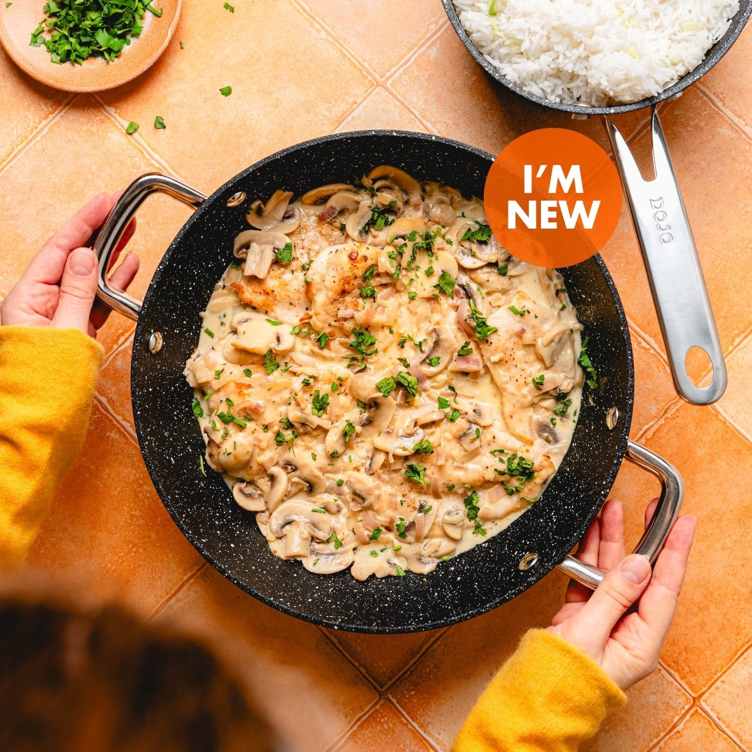 Dojo Hero Neverstick+ Casserole Pot 