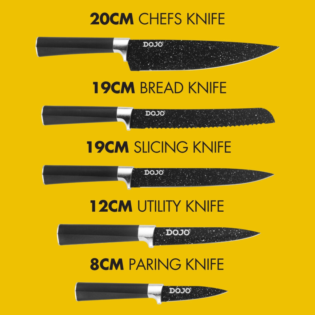 Dojo 5 Piece Knife Block Set