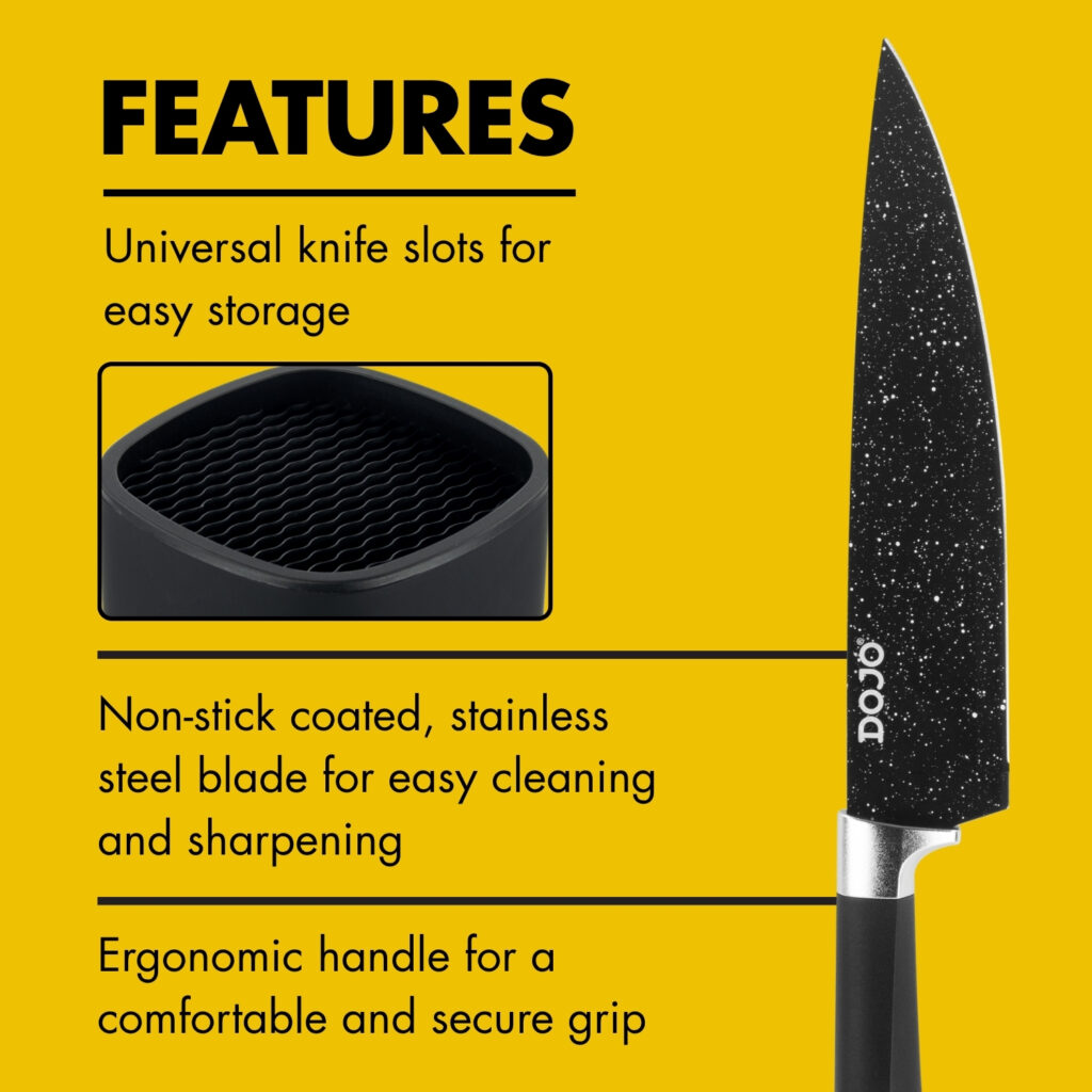 Dojo 5 Piece Knife Block Set