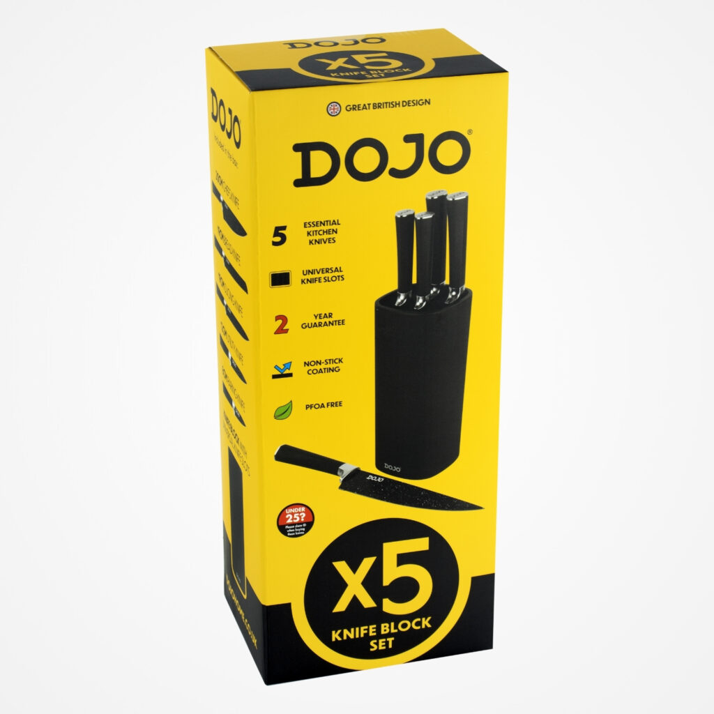 Dojo 5 Piece Knife Block Set