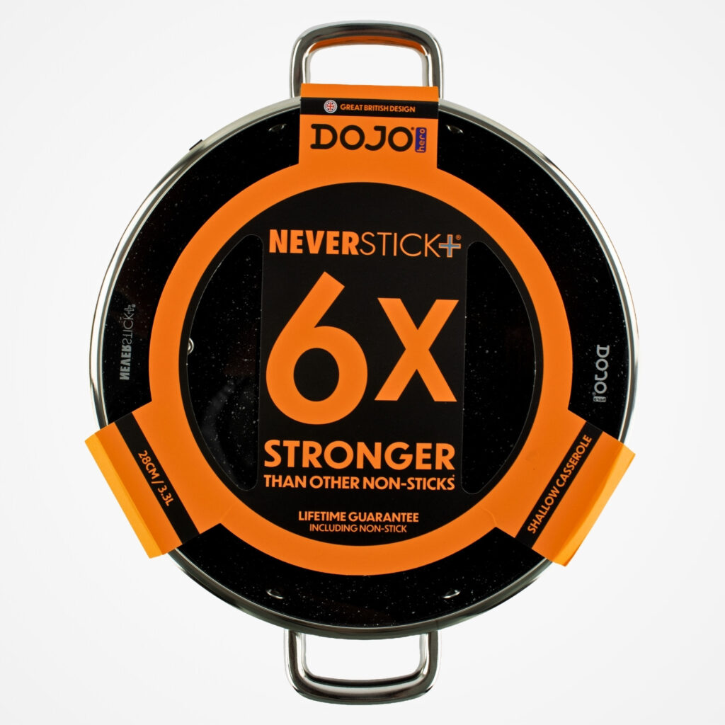 Dojo Hero Neverstick+ 28cm Shallow Casserole