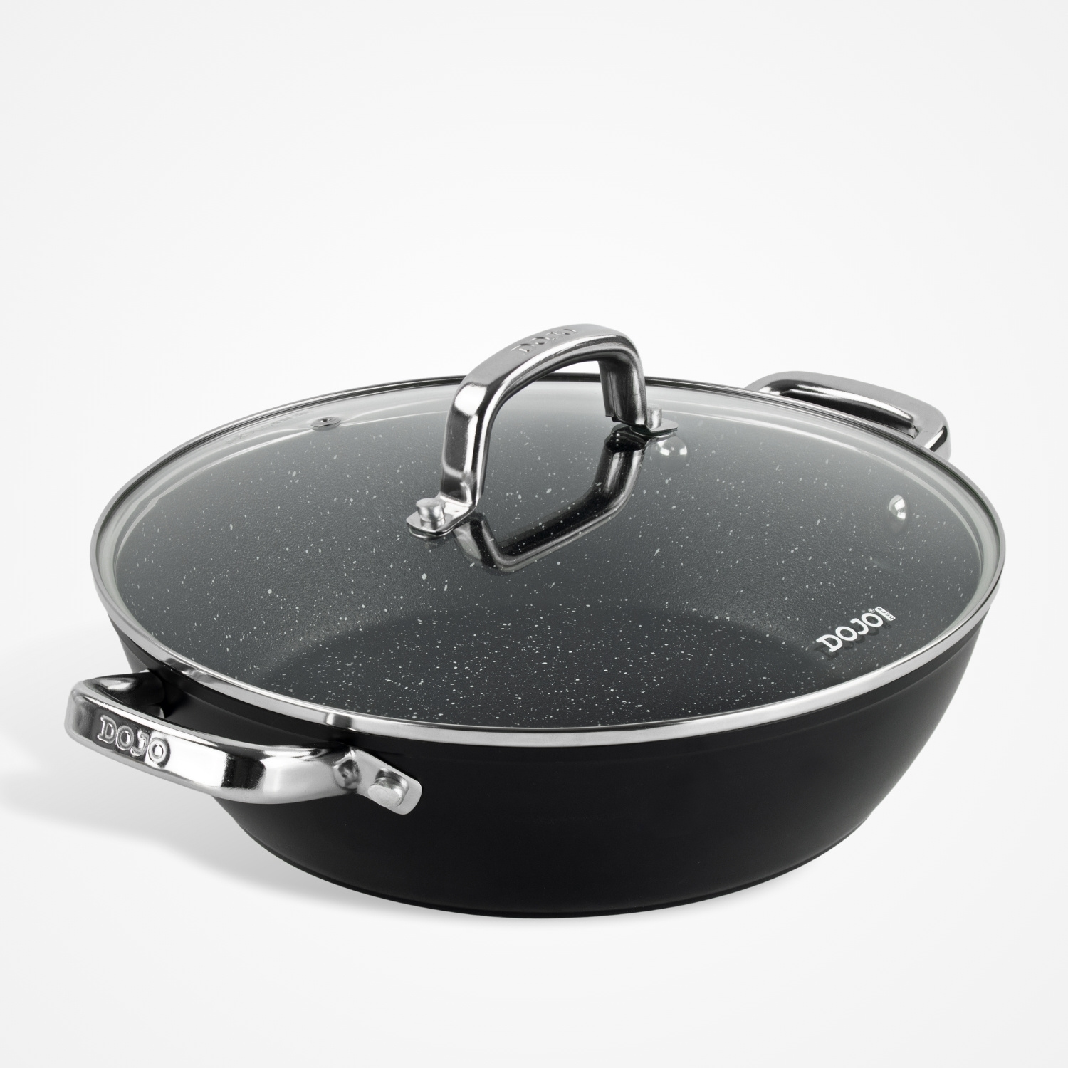 Dojo Hero Neverstick+ 28cm Shallow Casserole with Lid