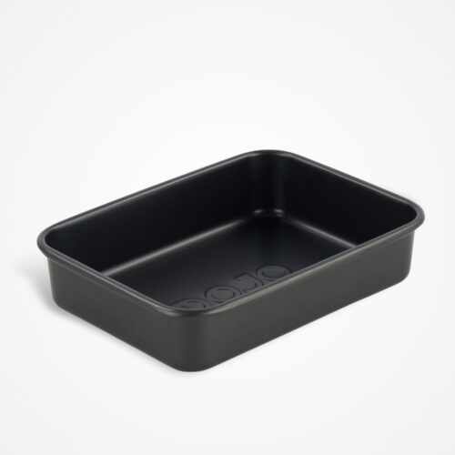 Dojo Kai 17cm air fryer tray designed for cooking and crisping food in an air fryer.