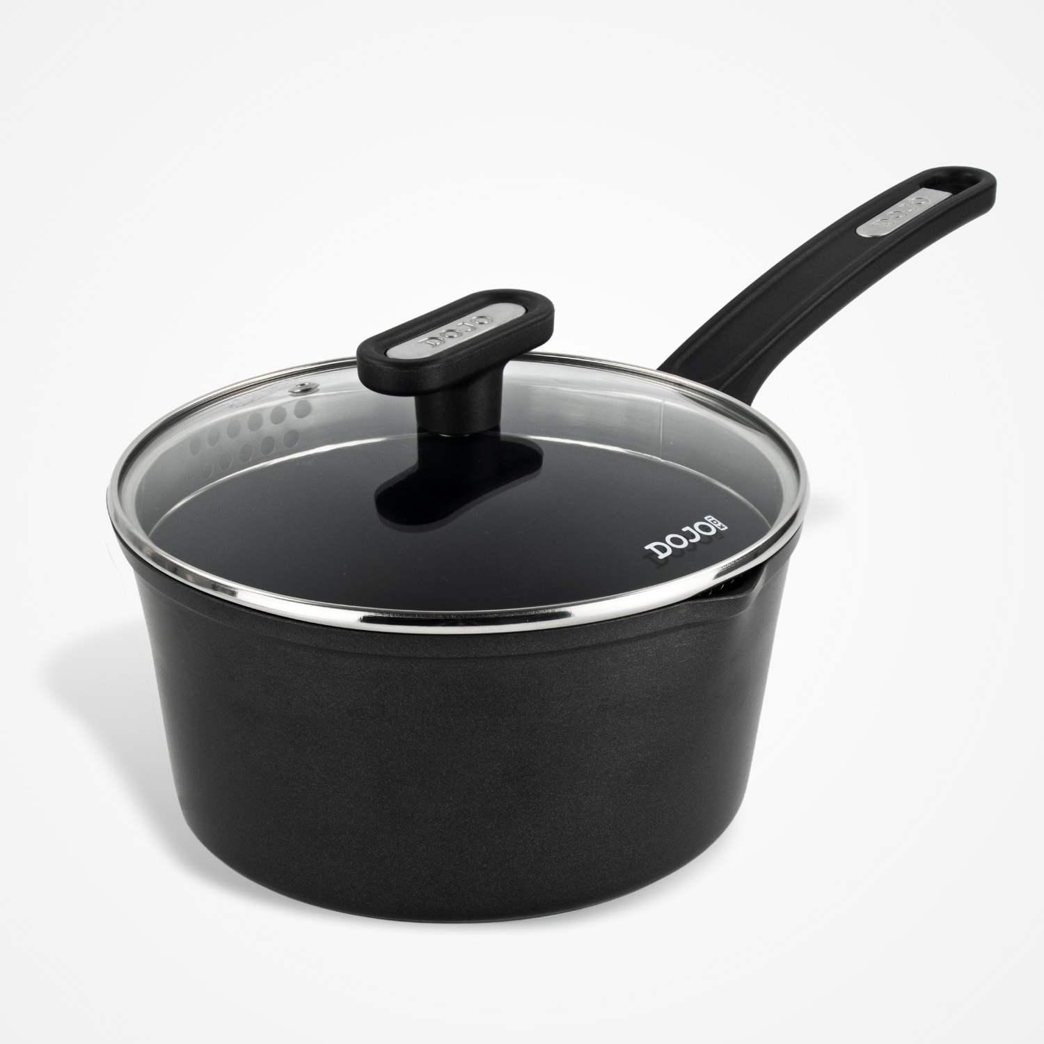 Dojo Kai 20cm Saucepan with Strainer Lid for Easy Pouring
