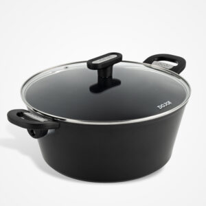 Dojo Kai 28cm Stock Pot with Tempered Glass Lid