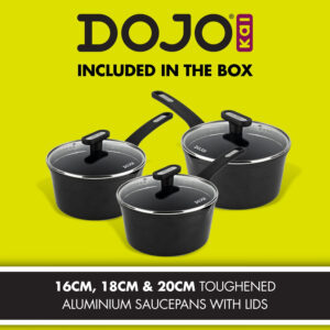 Dojo Kai 3 Piece Saucepan Set - Image 2