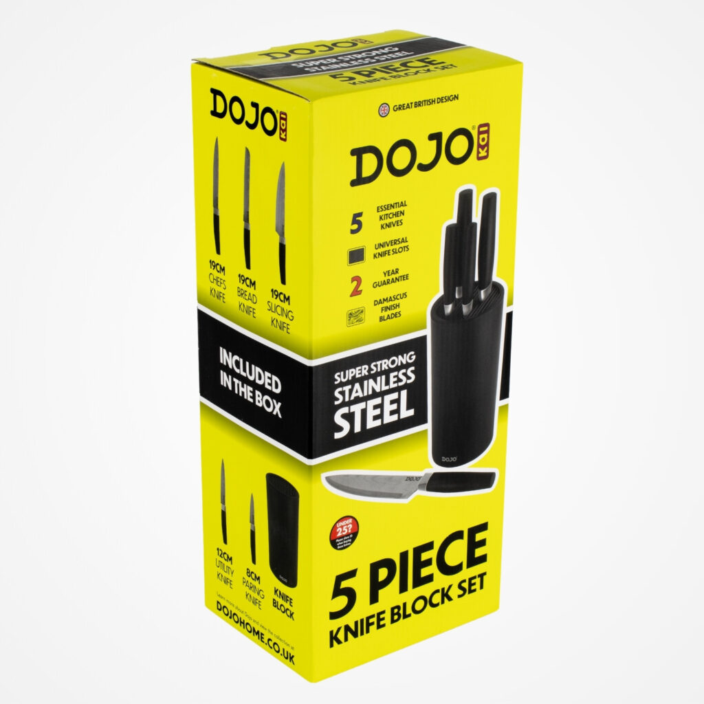 Dojo Kai 5 Piece Knife Block Set