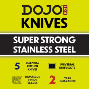 Dojo Kai 5 Piece Knife Block Set - Image 8
