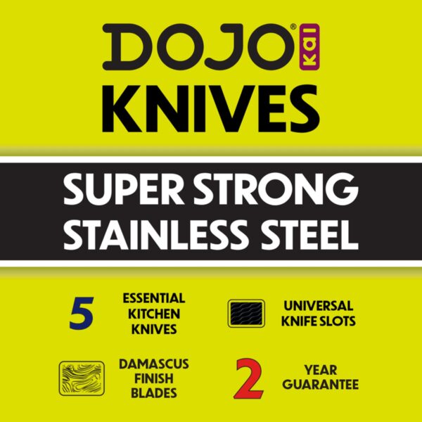Dojo Kai 5 Piece Knife Block Set