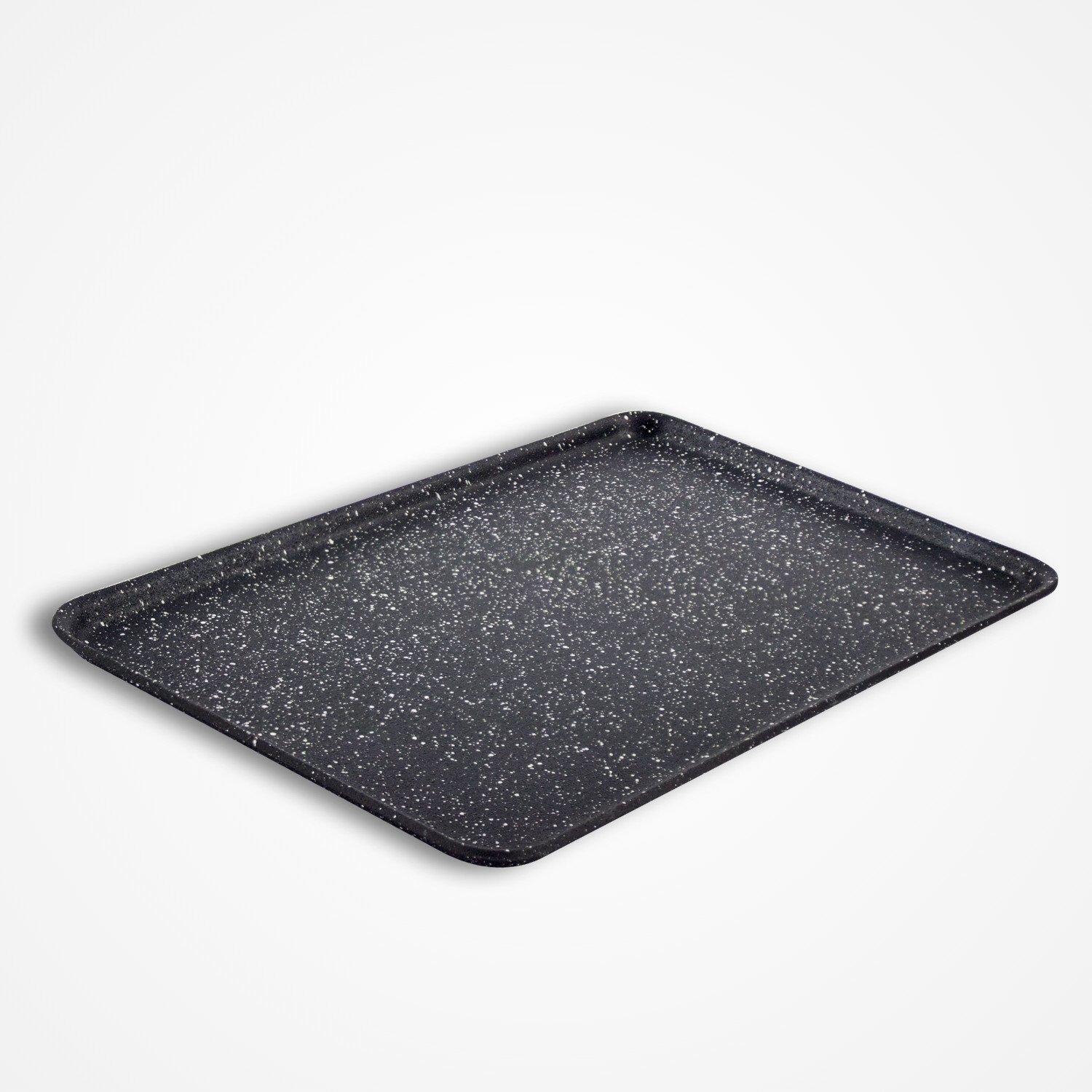 Dojo Zen Neverstick 31cm baking tray for smaller portions, featuring an easy-clean non-stick surface.