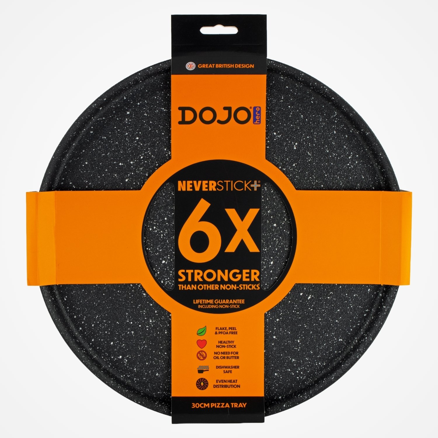 Dojo Hero Neverstick+ 30cm Pizza Tray, Aluminium | Trays